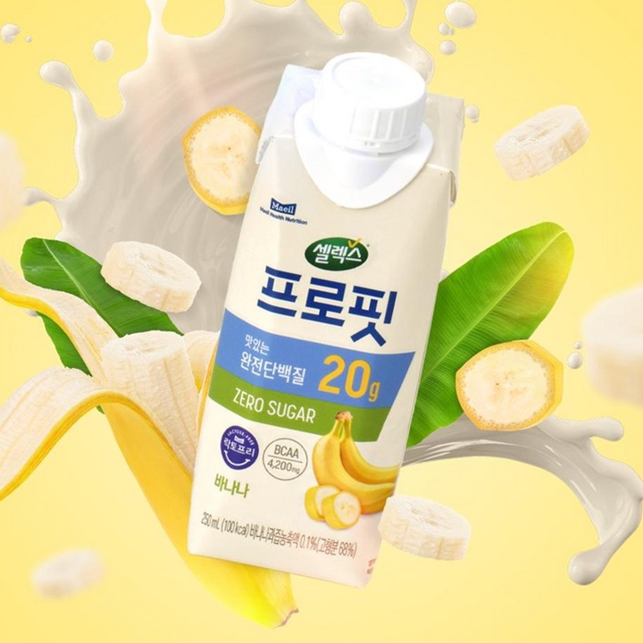 셀렉스 프로핏 드링크 바나나 250ml x 18팩