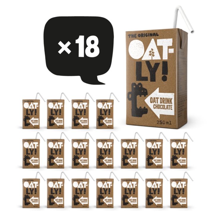 (소비기한 2026.10.1) 오틀리 오트드링크 초콜릿맛 250ml x 18개 [박스]