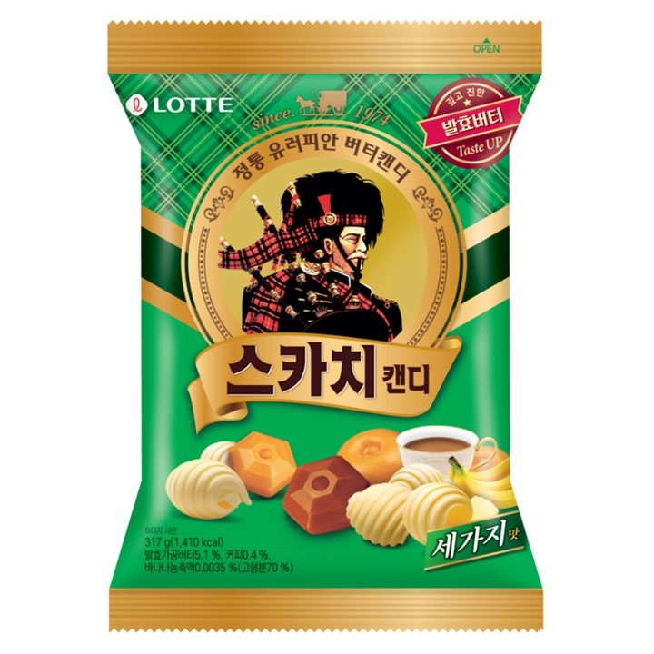 롯데 스카치캔디 세가지맛 317g