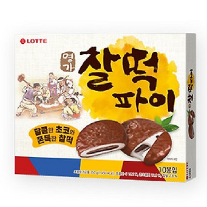 롯데 명가찰떡파이 350g