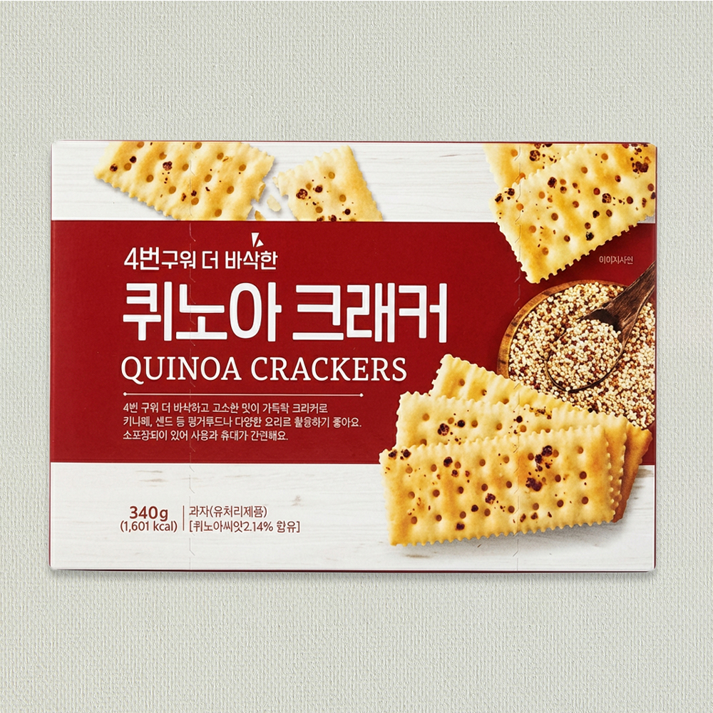4번구워 바삭한~ 퀴노아 크래커 340g