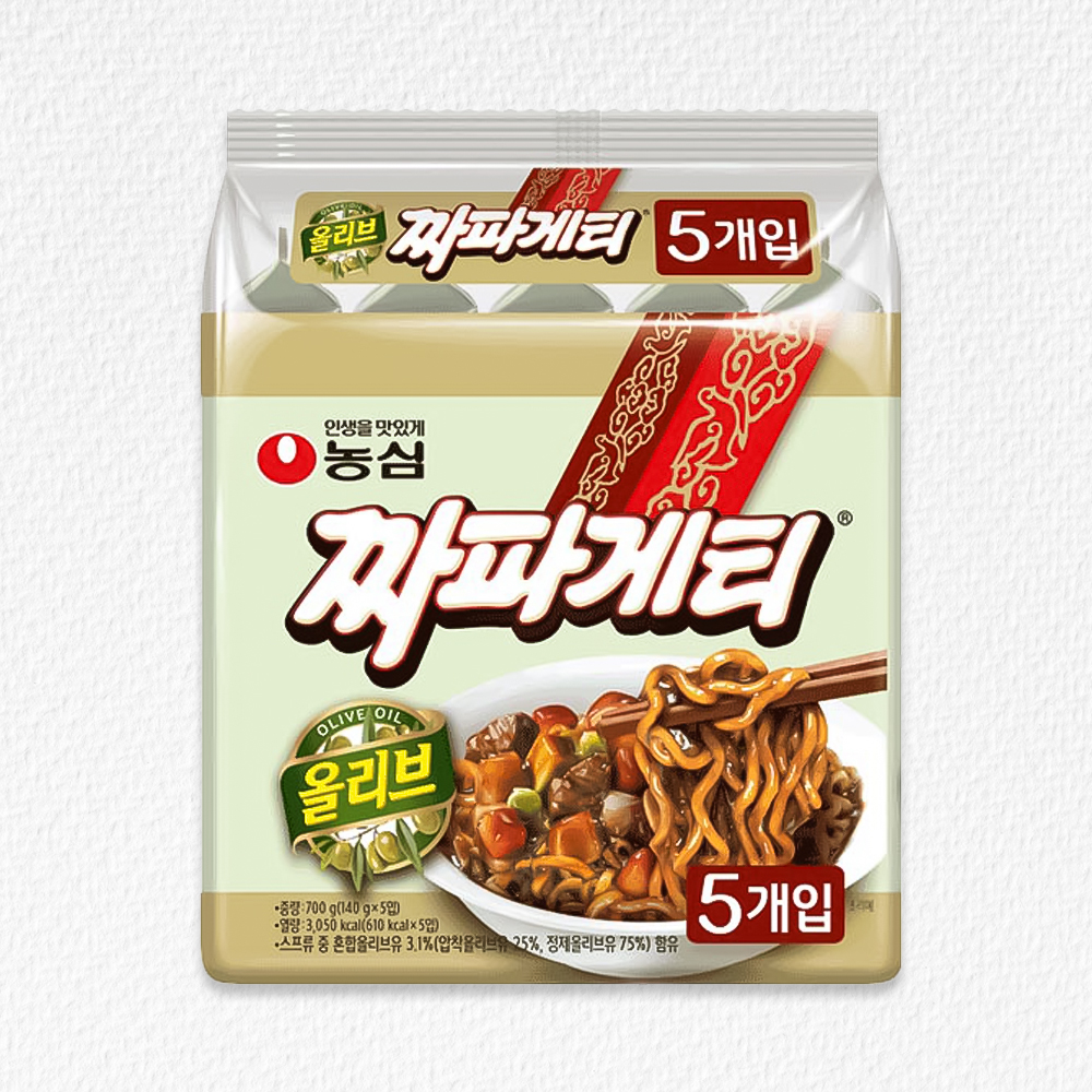 농심 올리브 짜파게티 140g x 5입