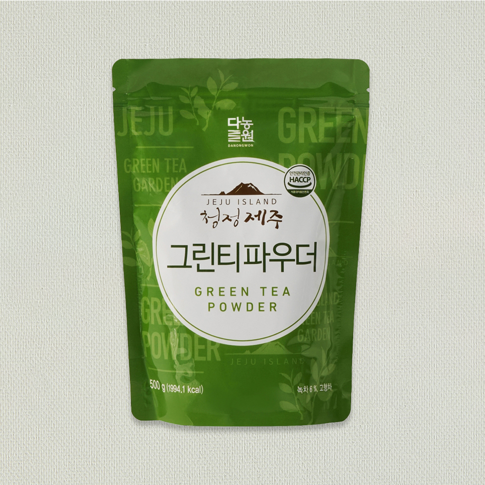 다농원 청정제주 그린티파우더 500g