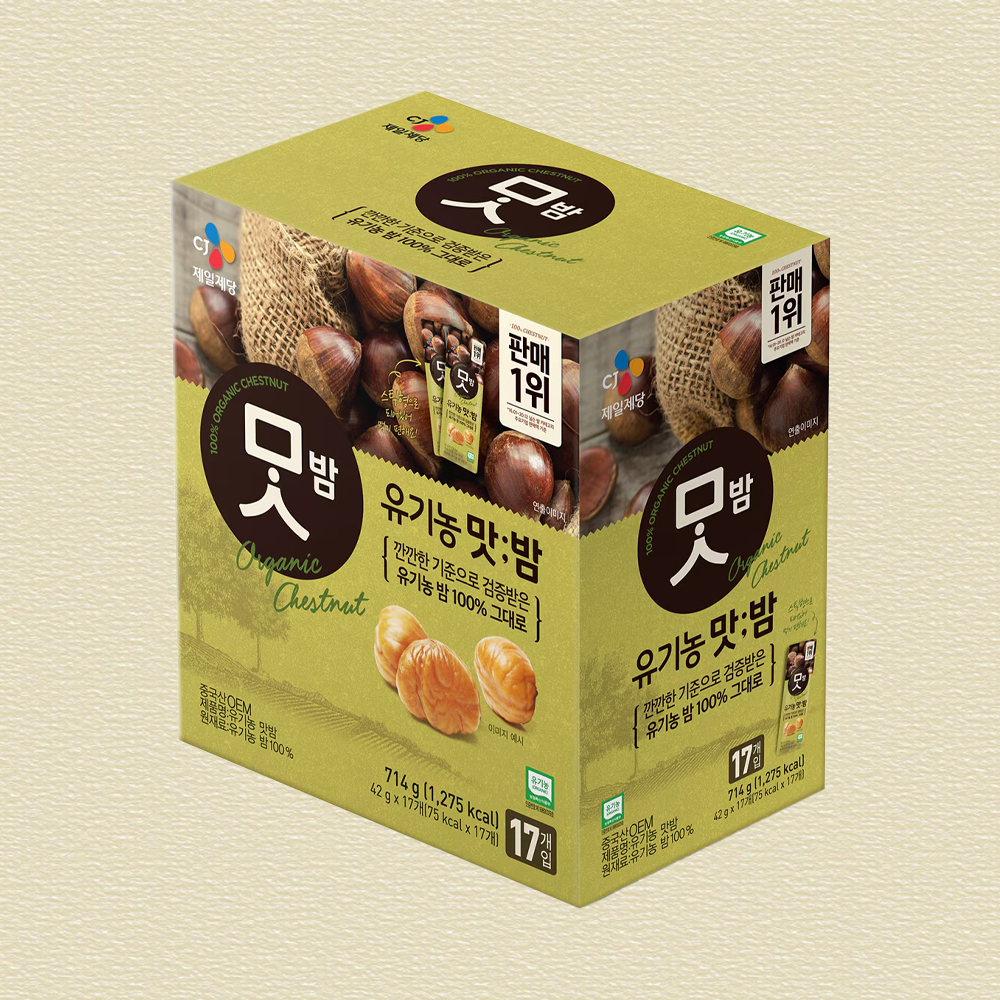 CJ 유기농 맛밤 (42gx17개입 )714g