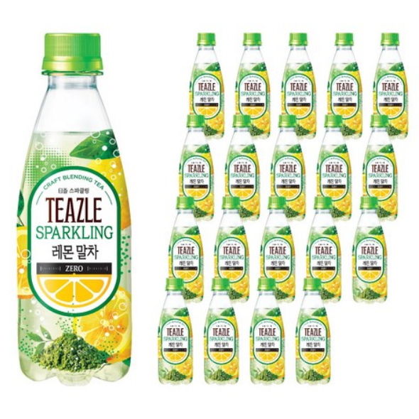 티즐 제로 스파클링 레몬말차 350ml x 20페트 [박스]