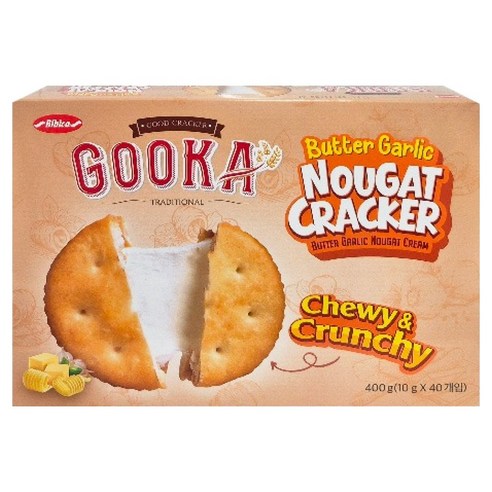 GOOKA 구카 버터갈릭 누가  크래커 400g