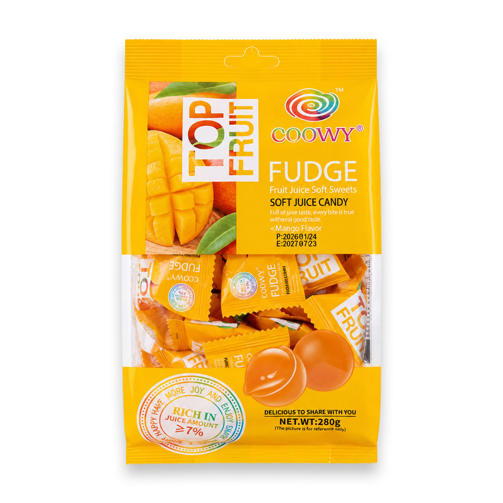 TOP FRUIT FUDGE 탑플룻젤리 망고맛 875g  망고젤리 [대용량]