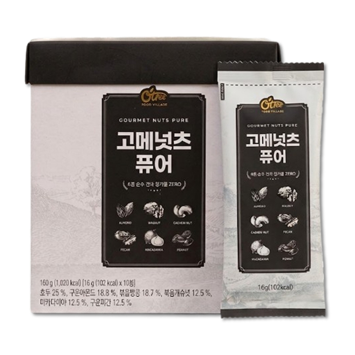 오트리 고메너츠 퓨어 프리미엄 견과 10봉