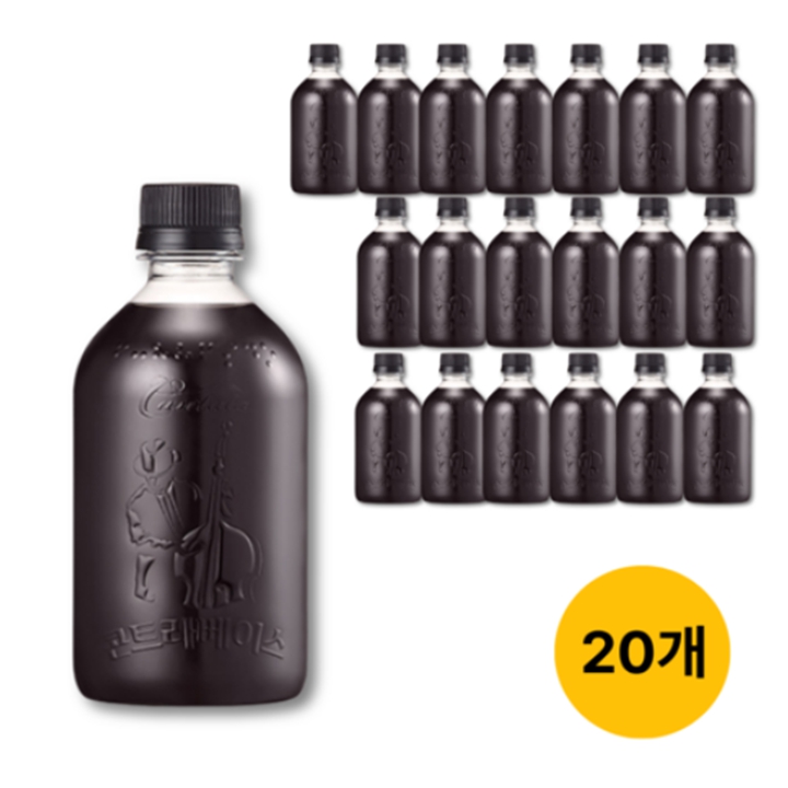 칸타타 콘트라베이스 콜드브루 무라벨 400ml x 20페트 [박스]