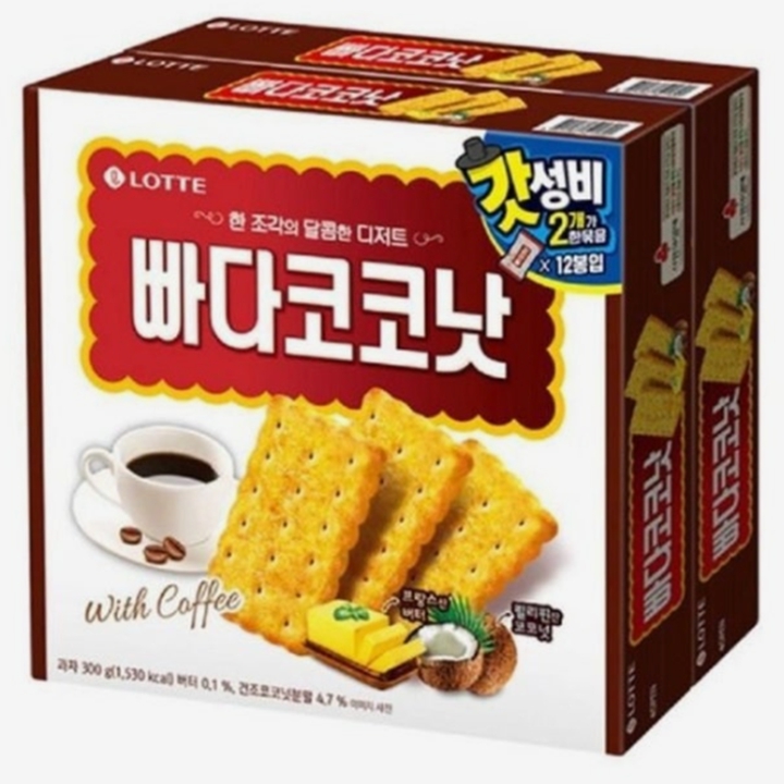 롯데 빠다코코낫 오리지날 300g x 2번들