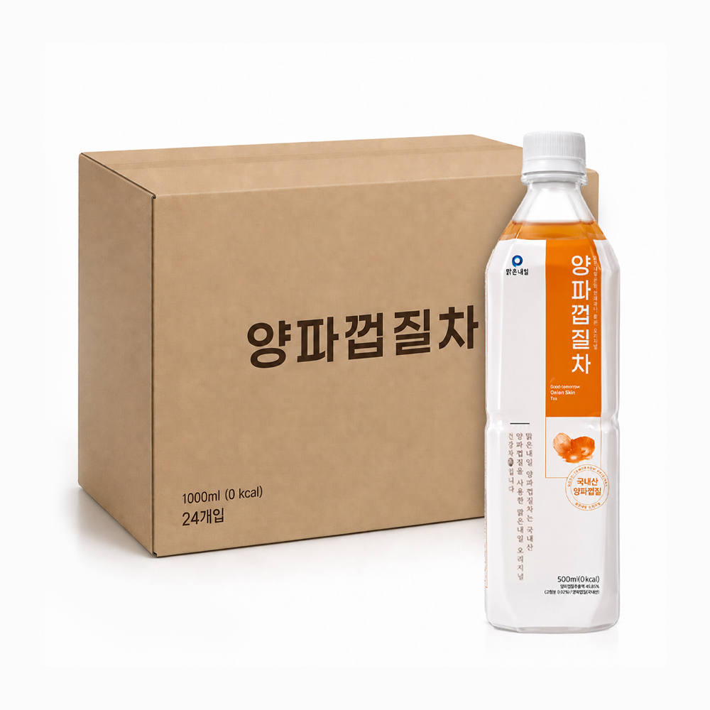 맑은내일 양파껍질차 500ml x 24개(BOX)