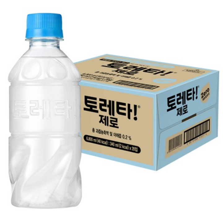 코카콜라 토레타 제로 무라벨 340ml x 20페트 [박스]