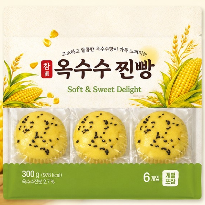 참眞 옥수수 진빵 300g